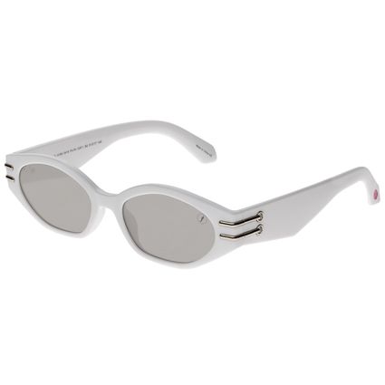 Óculos De Sol Feminino Boca Rosa Fashion Cat Branco OC.CL.4188-0419