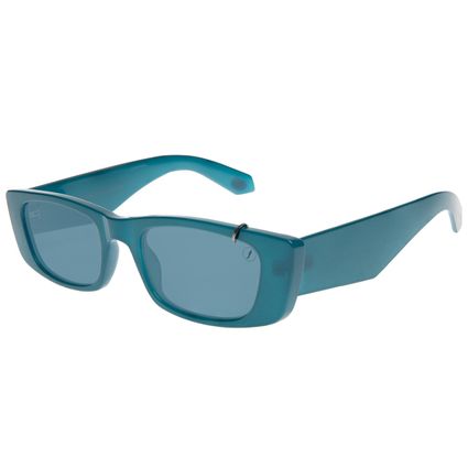 Óculos De Sol Feminino Boca Rosa Retangular Azul OC.CL.4192-0808