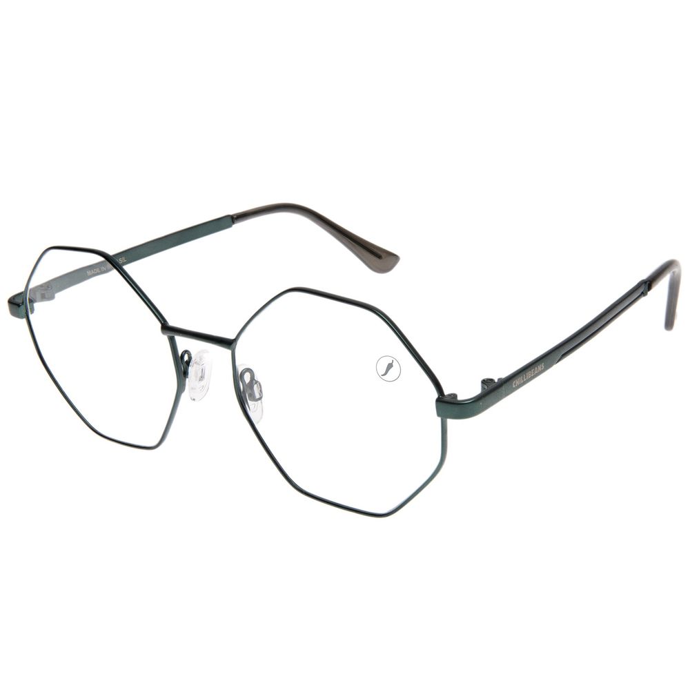 Armacao-Para-Oculos-de-Grau-Feminino-Otica-Chilli-Beans-Hexagonal-Verde-LV.MT--3-