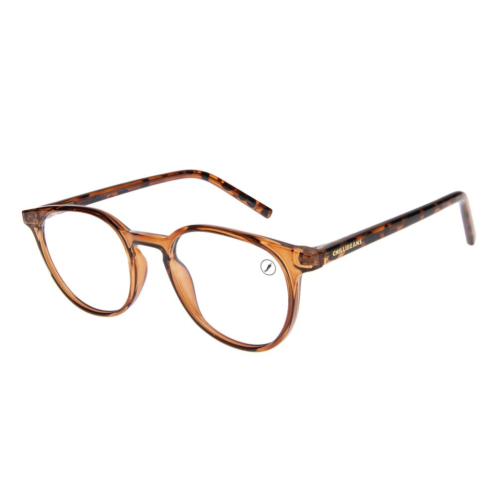 LV.IJ.0308-0206-Armacao-Para-Oculos-De-Grau-Unissex-Chilli-Beans-Classico-Redondo-Marrom---1-