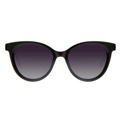 Óculos de Sol Feminino Chilli Beans Redondo Polarizado Degradê Preto