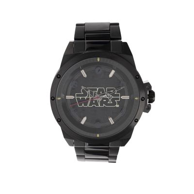 Relógio Analógico Masculino Star Wars Metal Preto