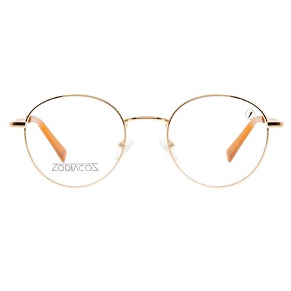 LV.MT.0572-2121-Armacao-Para-Oculos-De-Grau-Unissex-Zodiaco-Redondo-Metal-Dourado--2-