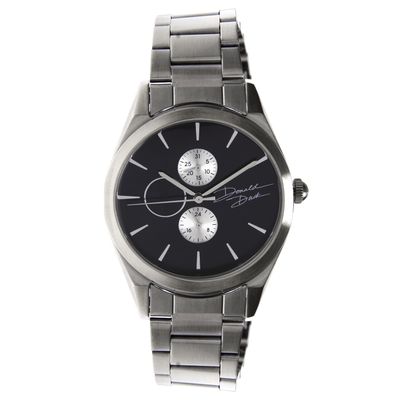 Relógio Analógico Masculino Disney e Amigos Mickey Donald Duck Prata