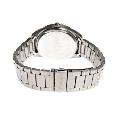 Relógio Analógico Masculino Disney e Amigos Mickey Donald Duck Prata