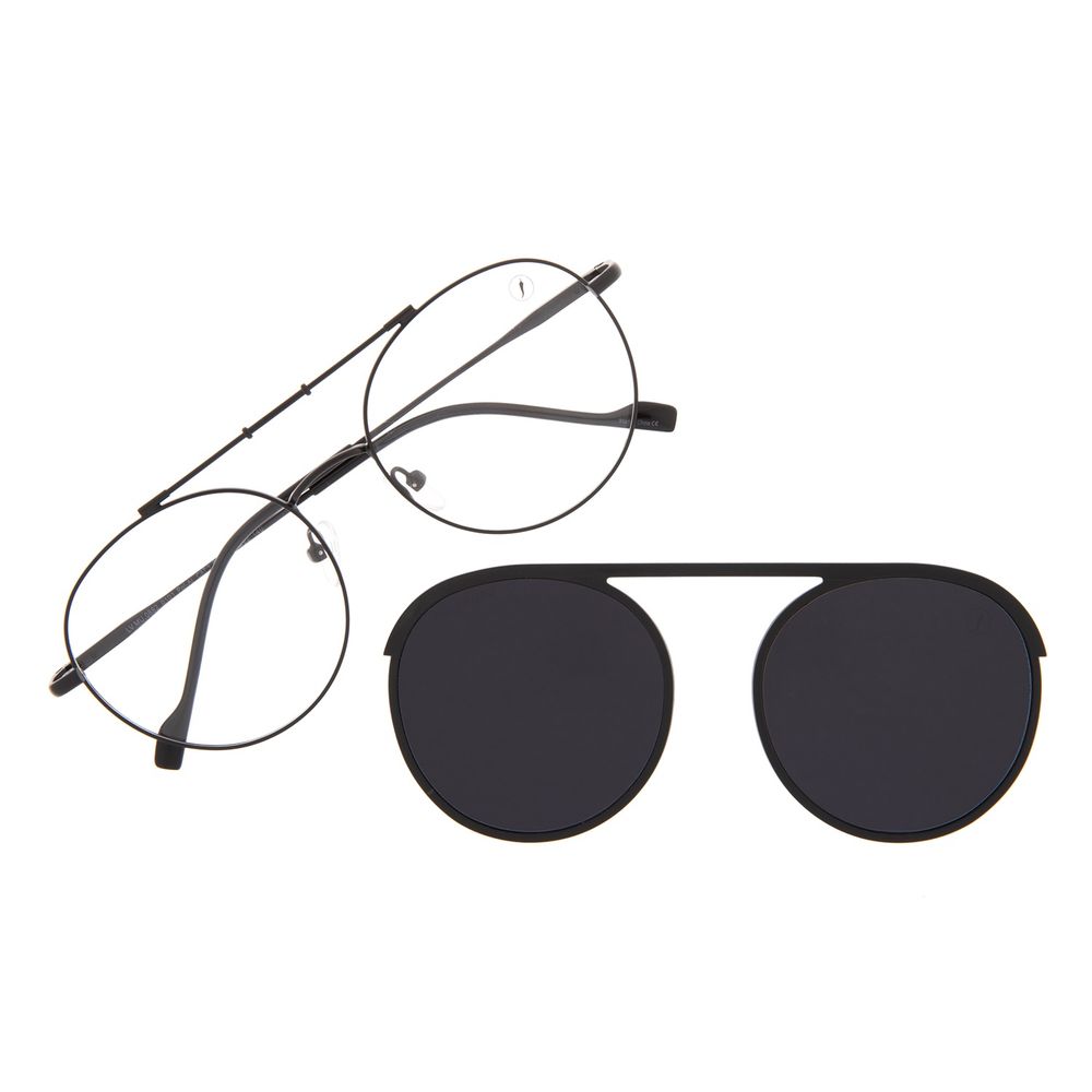 LV.MU.0882-0101-Armacao-Para-Oculos-de-Grau-Unissex-Otica-Chilli-Beans-Multi-MT-Preto-Polarizad