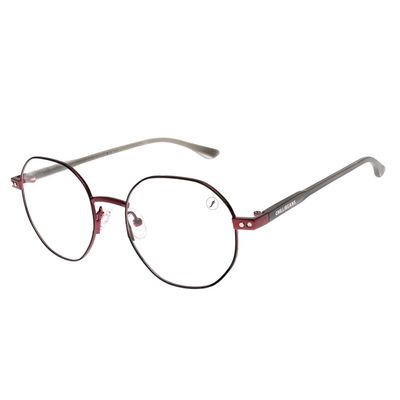 Armação Para Óculos de Grau Masculino Chilli Beans Redondo Multi Polarizado Preto