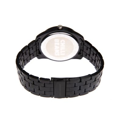 Relógio Digital Masculino Chilli Beans Caveira Metal Preto