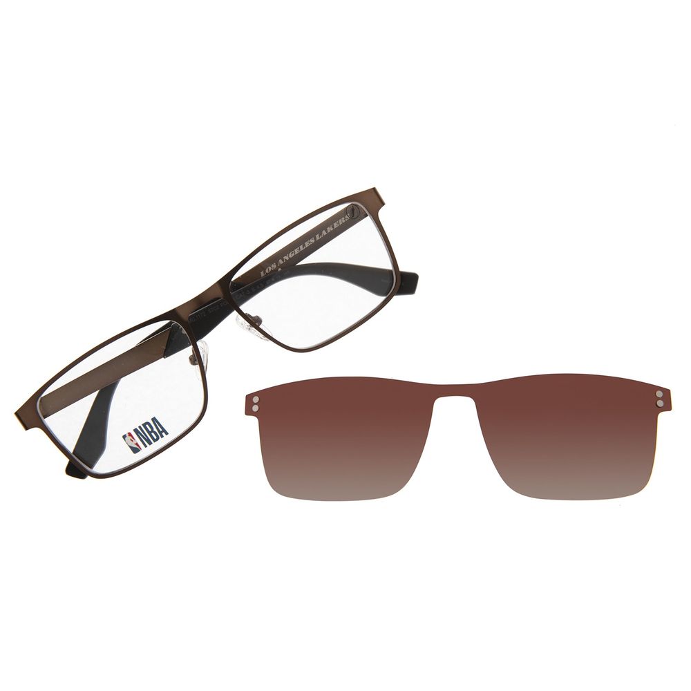 LV.MU.1172-5702Armacao-Para-Oculos-de-Grau-Masculino-NBA-Los-Angeles-Lakers-Multi-Polarizado-Marrom