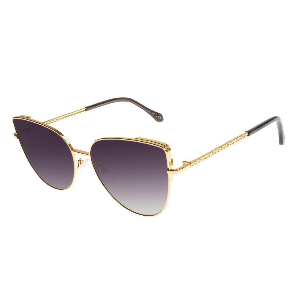 Óculos de Sol Feminino Michael Jackson Cat Dourado - OC.MT.3983.2021 M