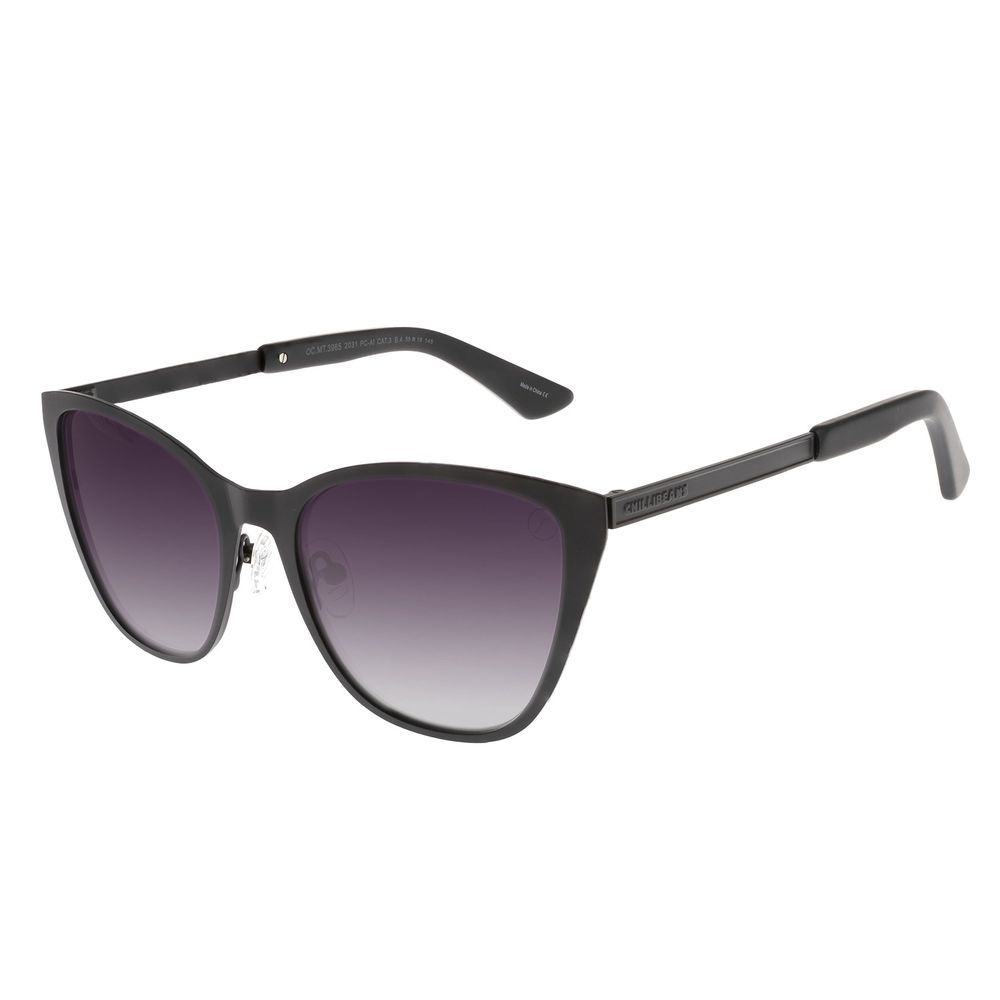 Óculos de Sol Feminino New Tech Gatinho Metal Degradê - OC.MT.3965.2031 M