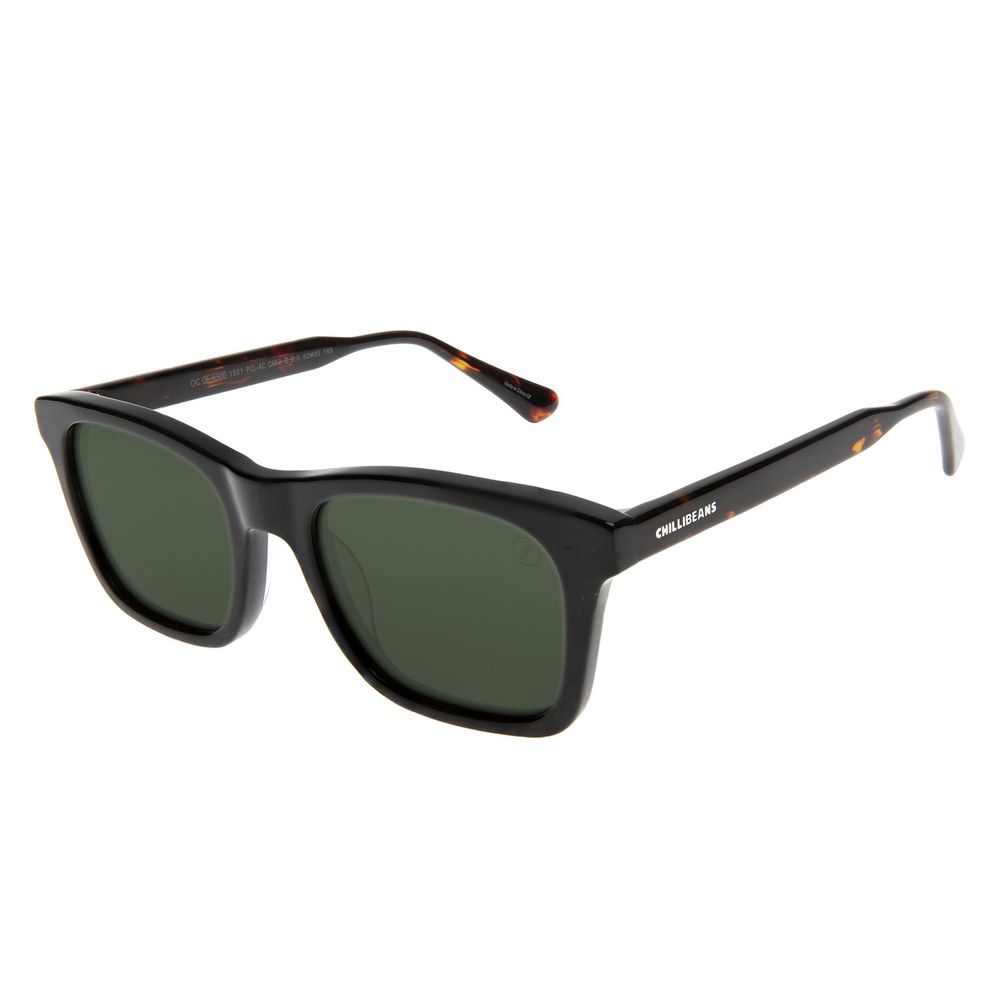 Óculos de Sol Masculino Chilli Beans Bossa Nova AC Verde Polarizado - OC.CL.4300.1501 M