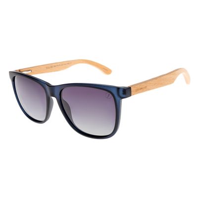 Óculos de Sol Masculino Chilli Beans Bossa Nova Wood Degradê Azul