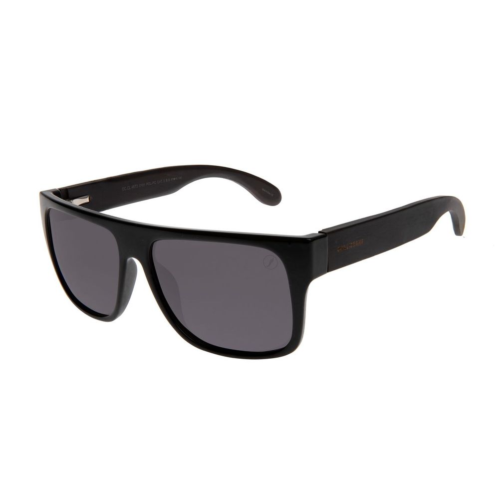 Óculos de Sol Masculino Chilli Beans Quadrado Polarizado Preto - OC.CL.4672.0101 M