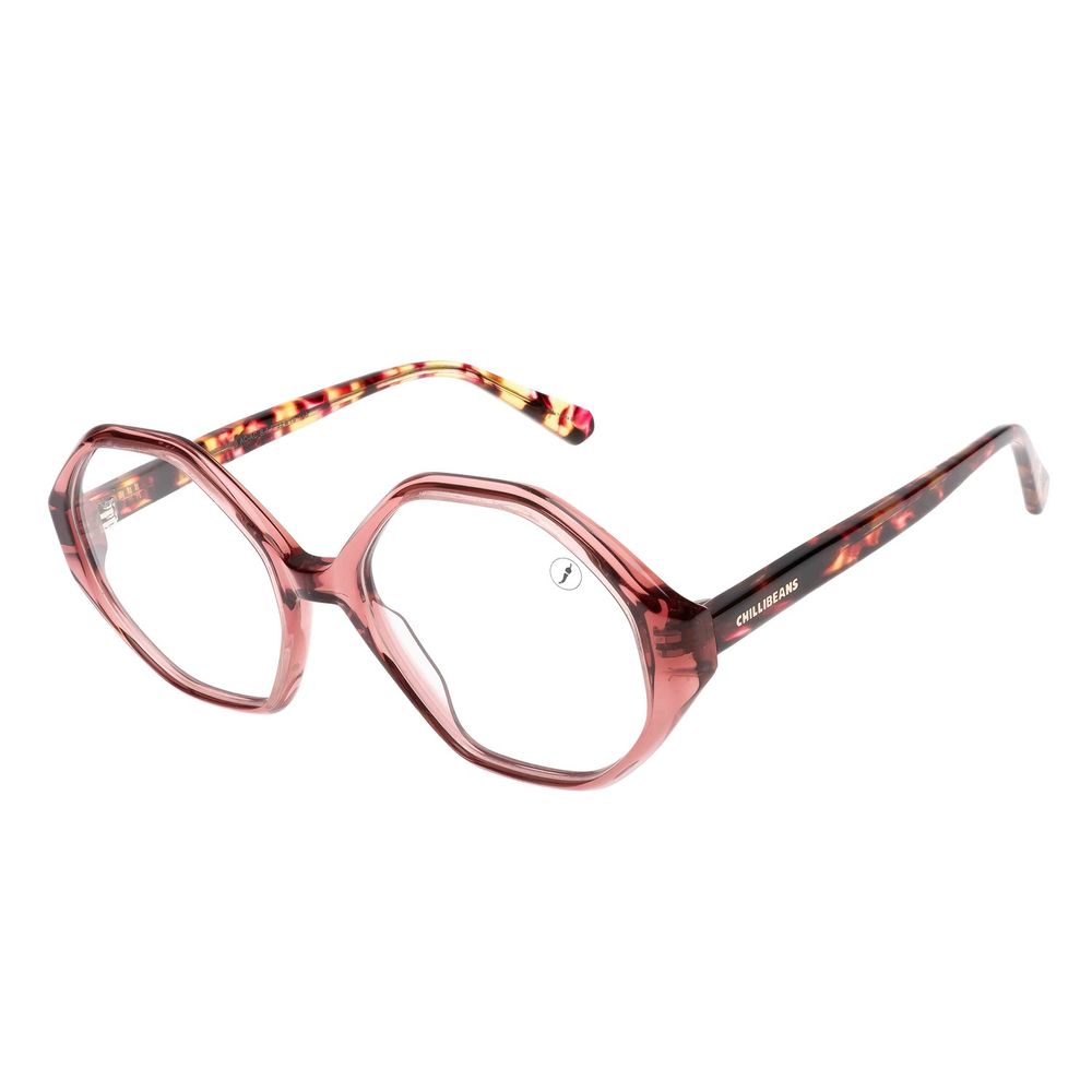 Armação Para Óculos de Grau Feminino Chilli Beans AC Hexagonal Rosê - LV.AC.0973.9506