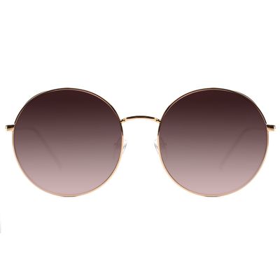 Óculos de Sol Feminino Chilli Beans Redondo Dourado