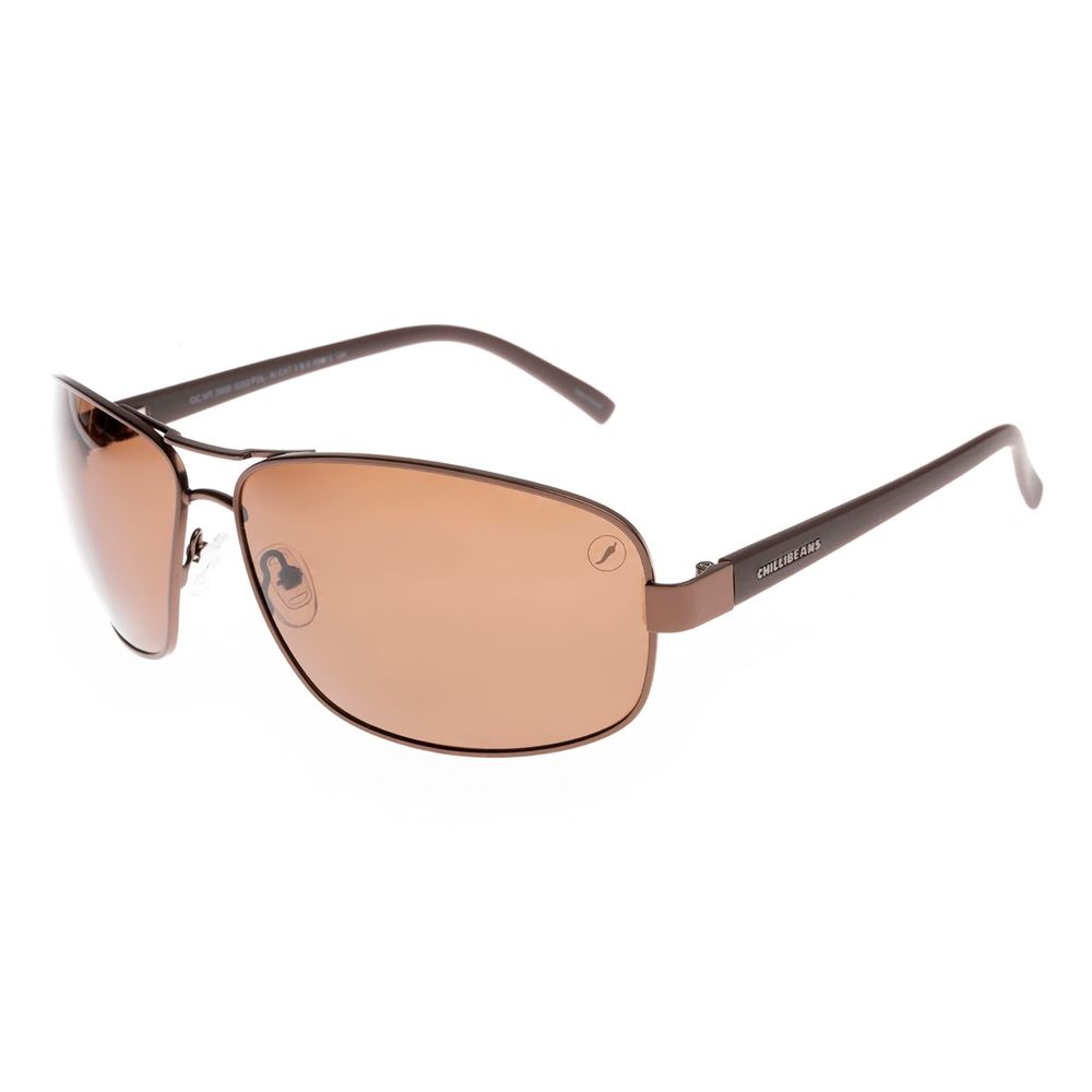 Óculos De Sol Masculino Chilli Beans Executivo Marrom Polarizado - OC.MT.3959.0202 M