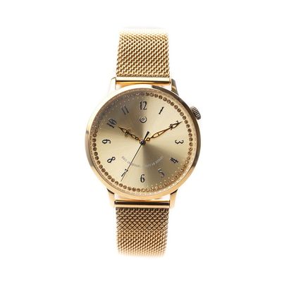 Relógio Analógico Feminino Wandinha Vintage Dourado