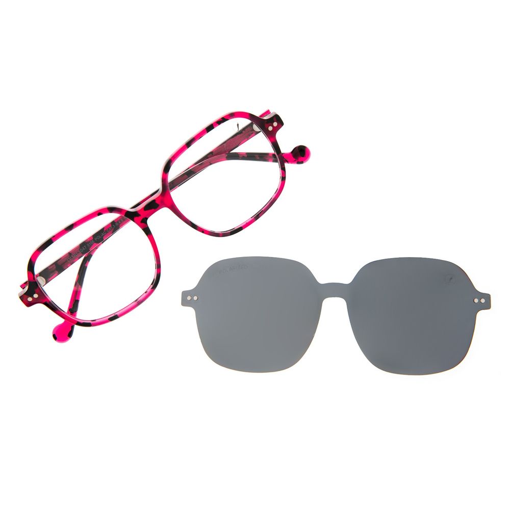 Armação Para Óculos de Grau Feminino Chilli Beans Multi Polarizado Pink - LV.MU.1047.0181 M
