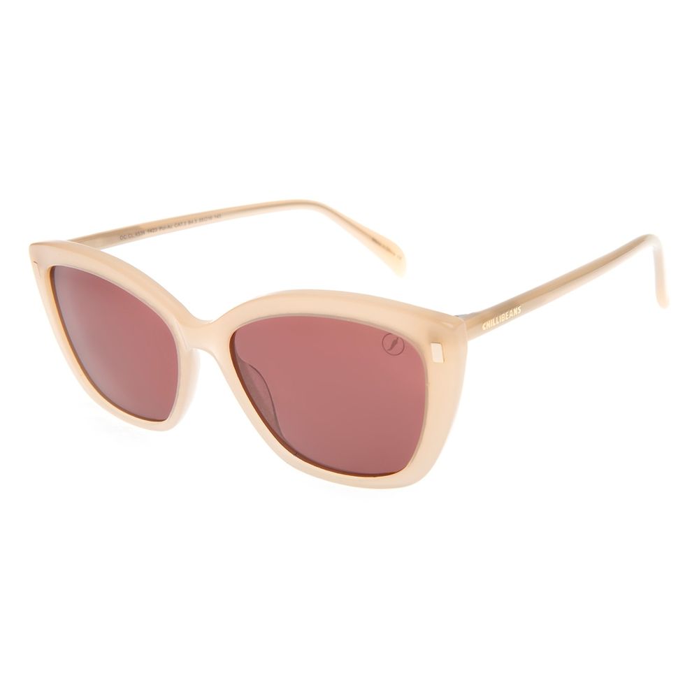 Óculos de Sol Feminino Chilli Beans Clássico Bege Polarizado - OC.CL.4536.1423 M