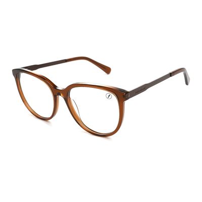 Armação Para Óculos de Grau Feminino Chilli Beans Multi Redondo Marrom