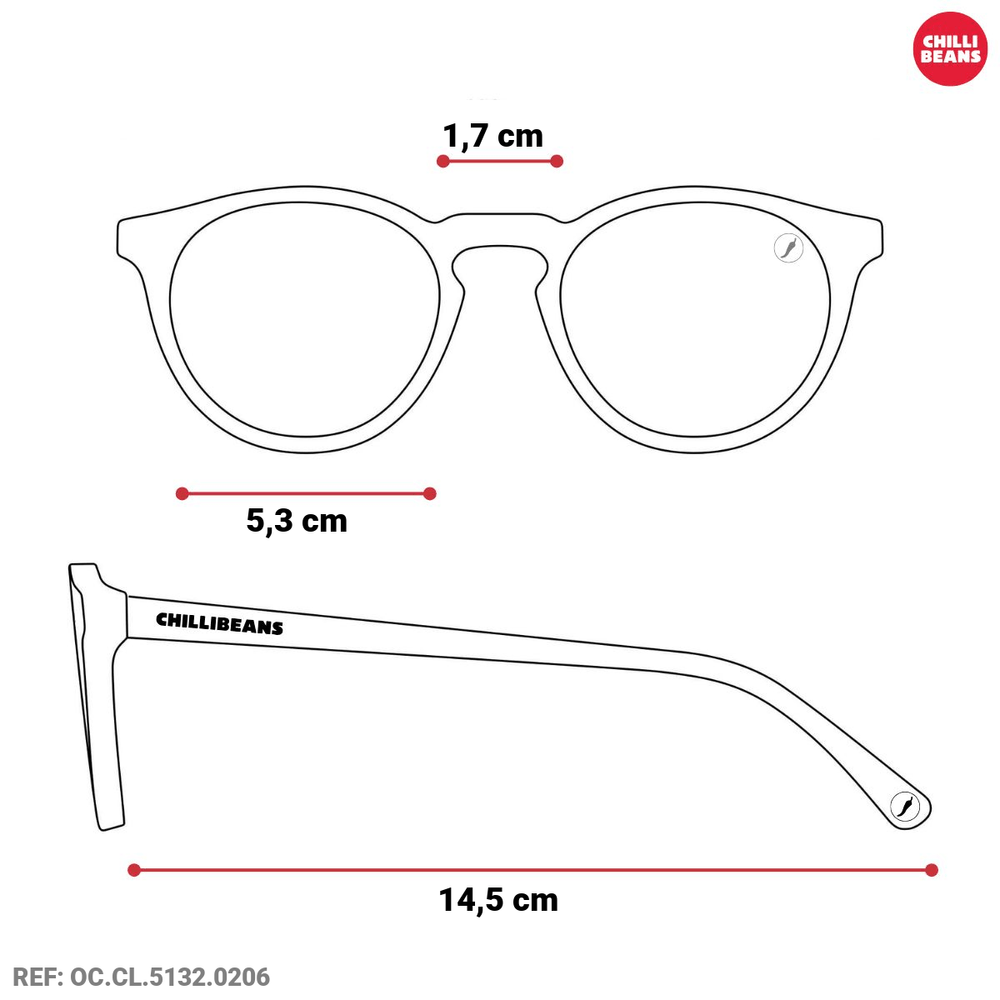 Óculos de Sol Feminino Risqué Cat OC.CL.5132.0206 | Chilli Beans