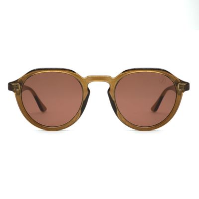 Óculos de Sol Feminino Chilli Beans Redondo Degradê Marrom