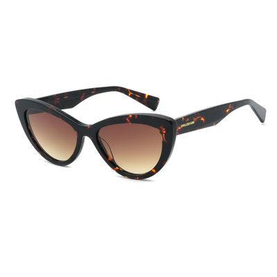 Óculos de Sol Feminino Chilli Beans Gatinho Degradê Marrom Polarizado