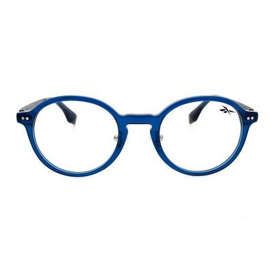 Armação Para Óculos de Grau Masculino Reebok Redondo Azul