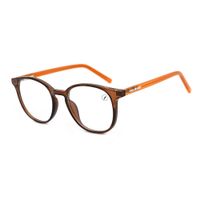 LV.KD.0050-0211.2--Armacao-Para-Oculos-de-Grau-Infantil-Unissex-Classicos-Redondo-Laranja--3-
