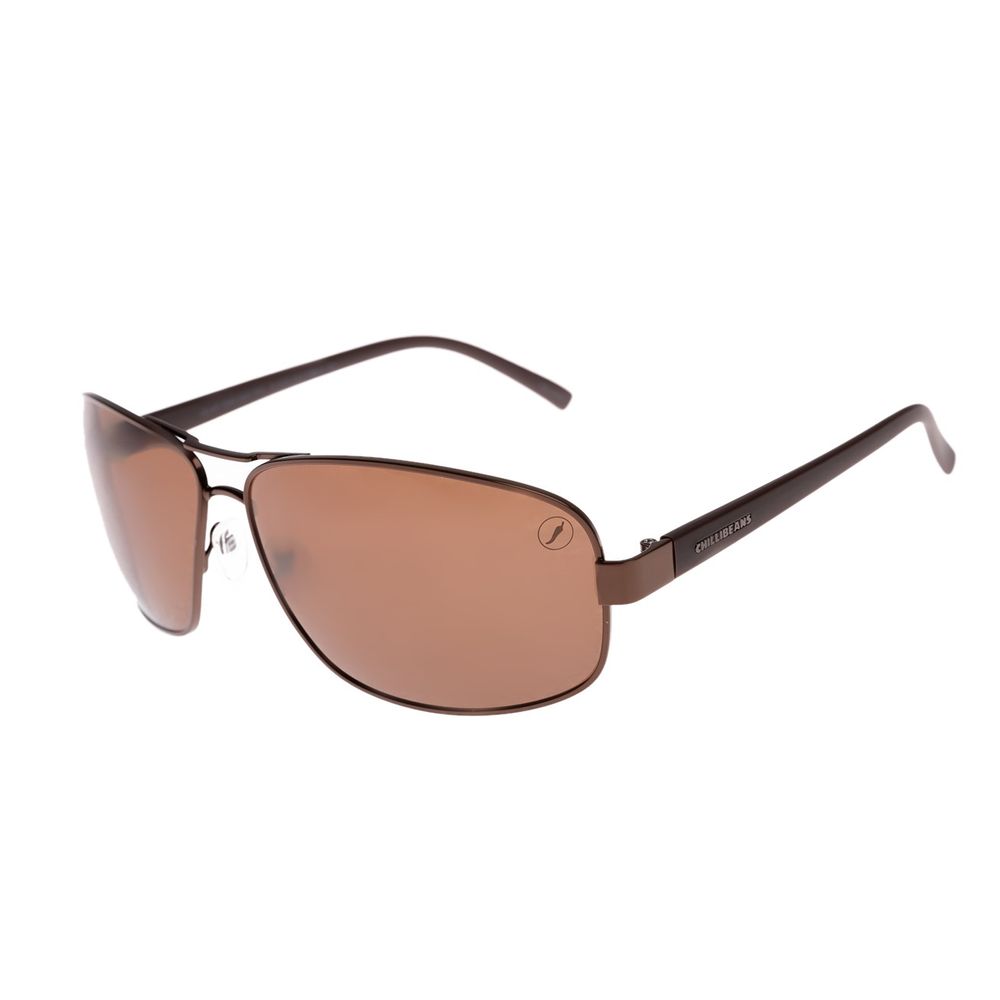 Óculos De Sol Masculino Chilli Beans Executivo Marrom Escuro Polarizado - OC.MT.3959.0247 M