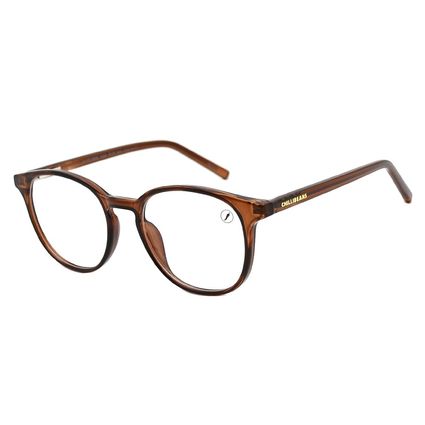 LV.KD.0050-0202-Armacao-Para-Oculos-de-Grau-Infantil-Unissex-Classicos-Redondo-Marrom--1-